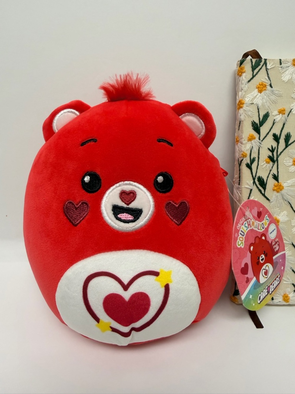 New Squishmallows All My Heart Bear Collectible Soft .
